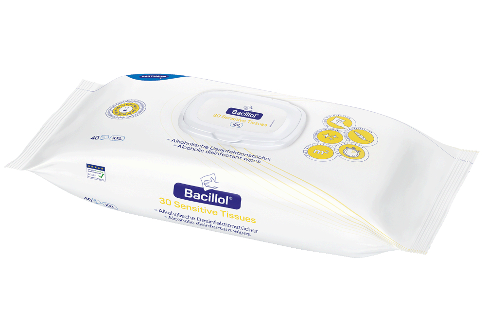Bacillol 30 Sensitive Desinfektionstücher XXL 40 St Tücher