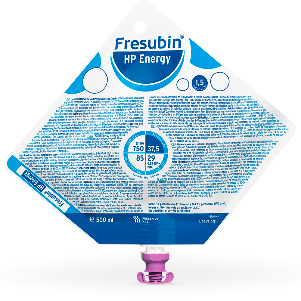 Fresubin HP Energy Easy Bag 15X500 ml Flüssigkeit
