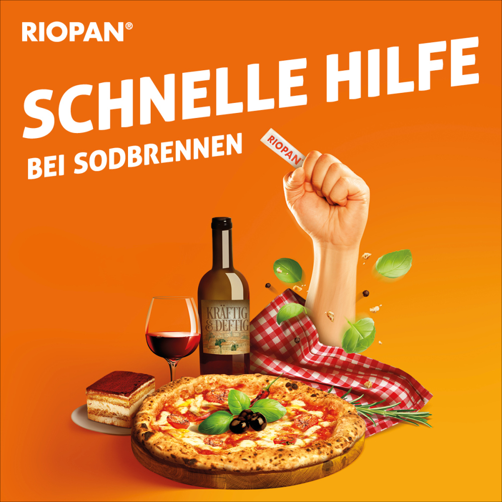 RIOPAN MAGENTABLETTEN Mint - Bei Sodbrennen 100 St Kautabletten