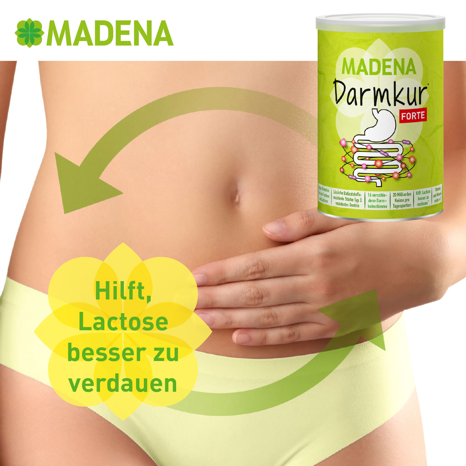 MADENA Darmkur FORTE 600 g Pulver
