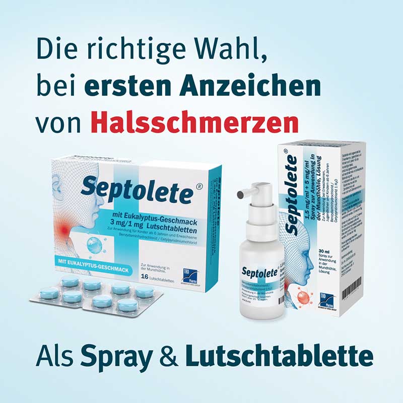 Septolete 1,5 mg/ml + 5 mg/ml Spray 30 ml Spray