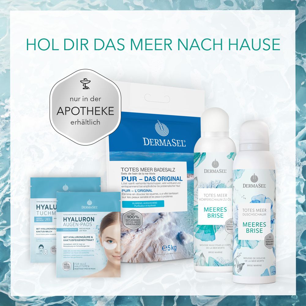 DERMASEL TOTES MEER MEERESBRISE DUSCHSCHAUM 200 ml Schaum