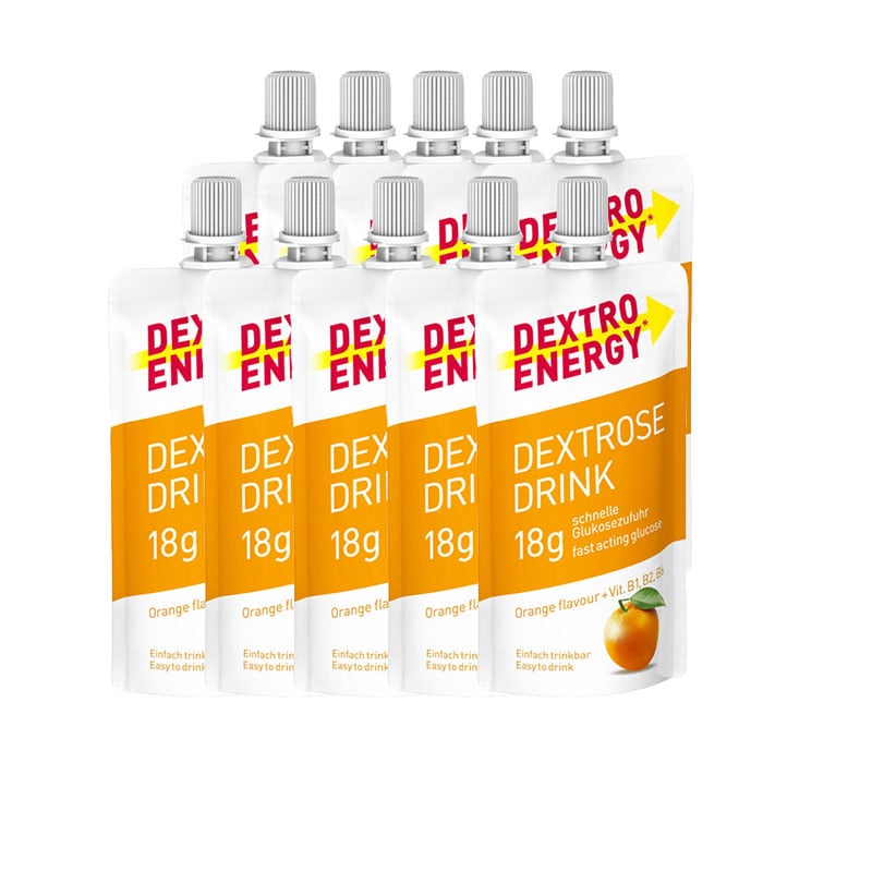 DEXTRO ENERGY DEXTROSE Orange 10er Set 10X50 ml Flüssigkeit