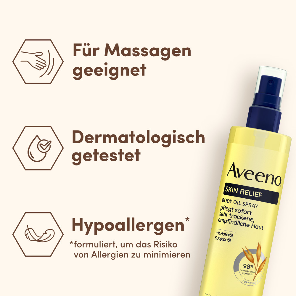 Aveeno Skin Relief Körperöl-Spray 200 ml Öl