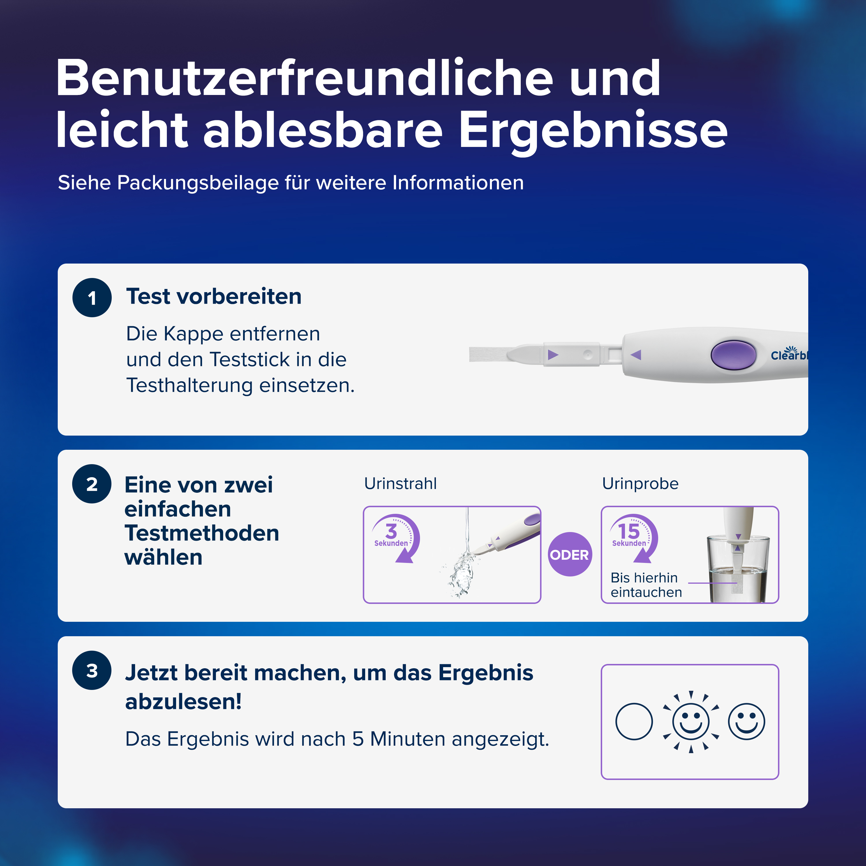 Clearblue Ovulationstest Fortschrittlich und Digital 30 St Test