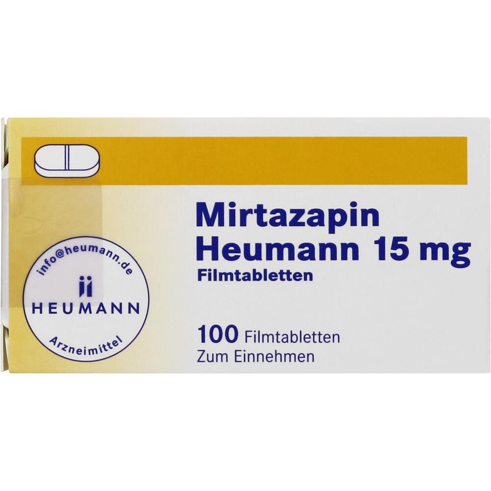 Mirtazapin Heumann 15mg 100 St Filmtabletten