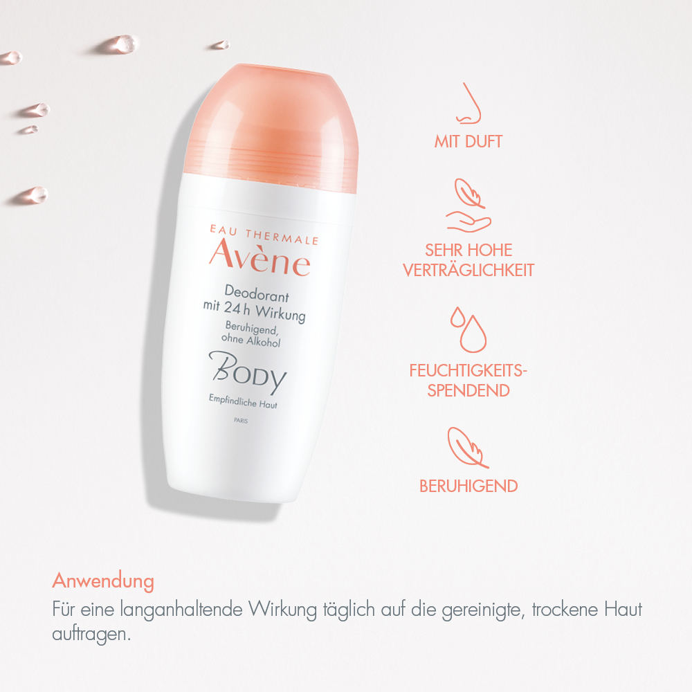 Avène BODY Deodorant Mit 24h Wirkung  50 ml