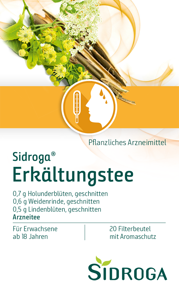 Sidroga Erkältungstee Filterbeutel 20X2.0 g Filterbeutel