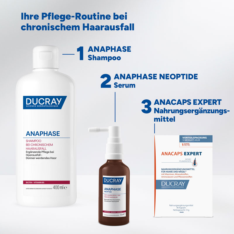 DUCRAY ANAPHASE NEOPTIDE ANTI-HAARAUSFALL- UND WACHSTUMSSERUM 2X50 ml Konzentrat
