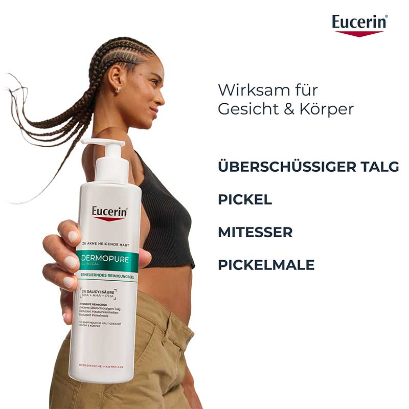 Eucerin DERMOPURE CLINICAL ERNEUERNDES REINIGUNGSGEL 400 ml Gel