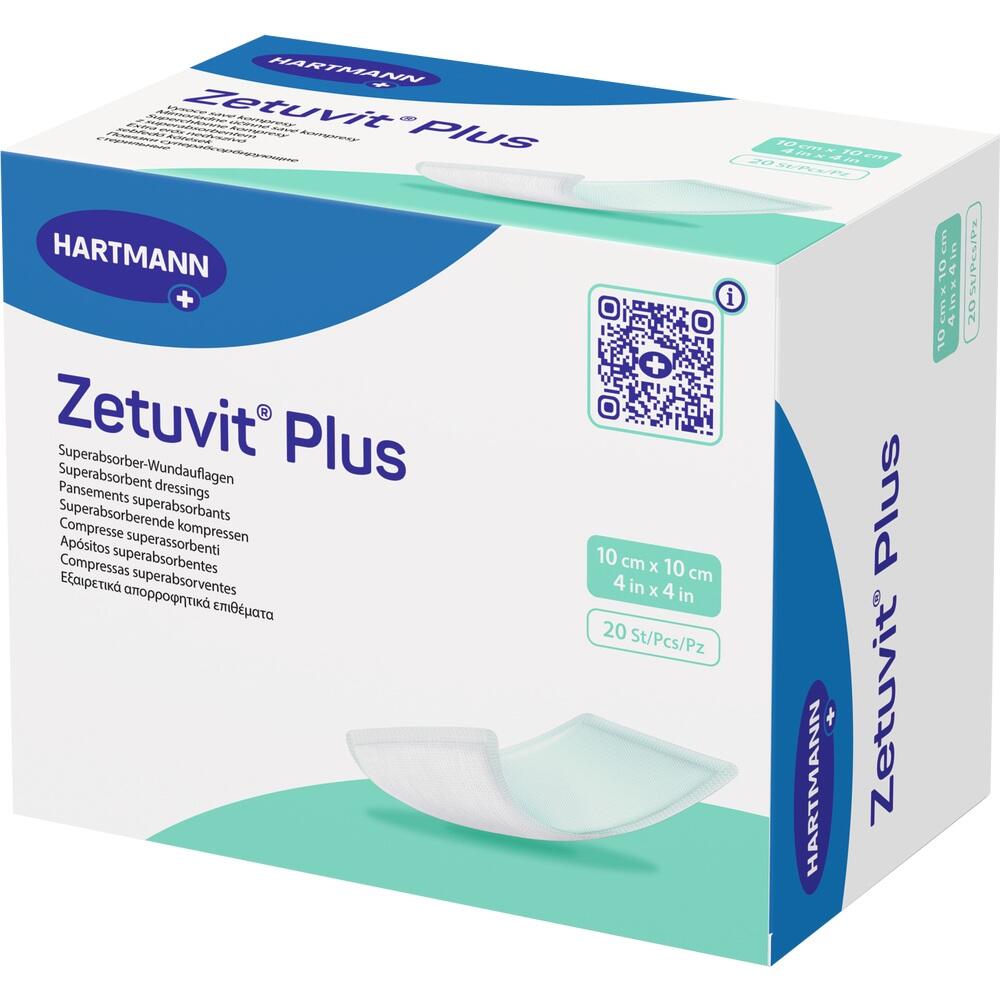 Zetuvit Plus steril 10x10 cm 20 St Kompressen