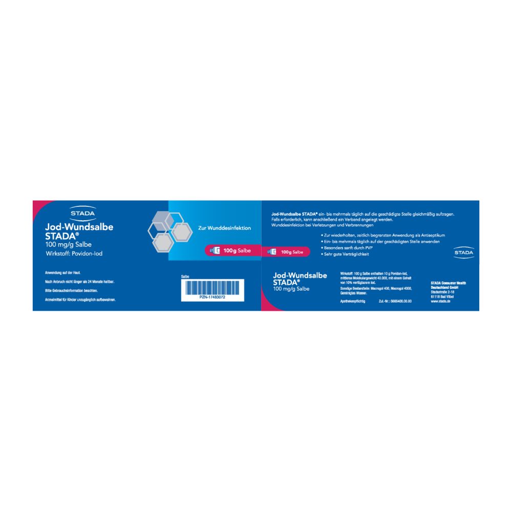 Jod-Wundsalbe STADA 100 g Salbe