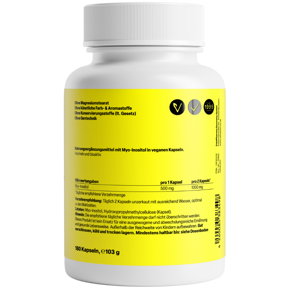 Zein PHARMA Myo-Inositol 500mg 180 St Kapseln