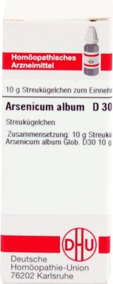 ARSENICUM ALBUM D 30 Globuli 10 g Globuli