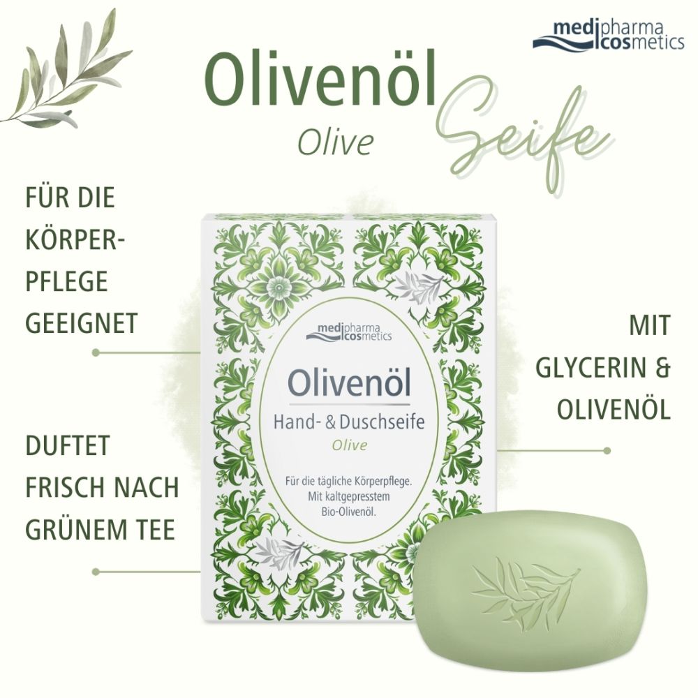 Olivenöl Hand- und Duschseife Olive 100 g Seife