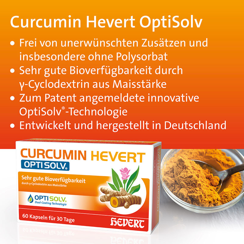 CURCUMIN HEVERT OPTISOLV 120 St Kapseln