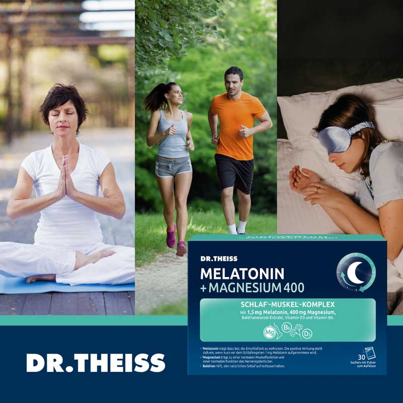 DR. THEISS MELATONIN + MAGNESIUM 400 30X5 g Pulver