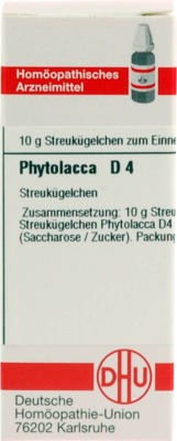 PHYTOLACCA D 4 Globuli 10 g Globuli