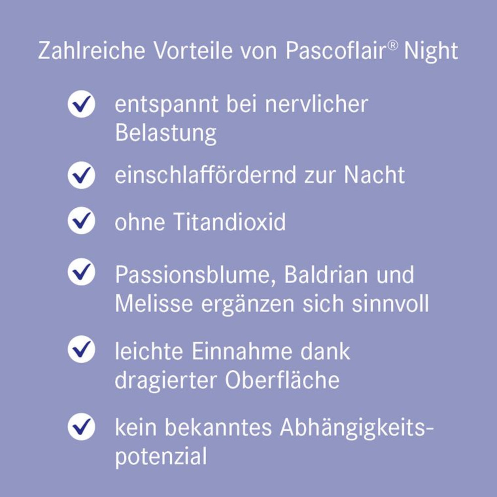 Pascoflair Night 30 St Überzogene Tabletten