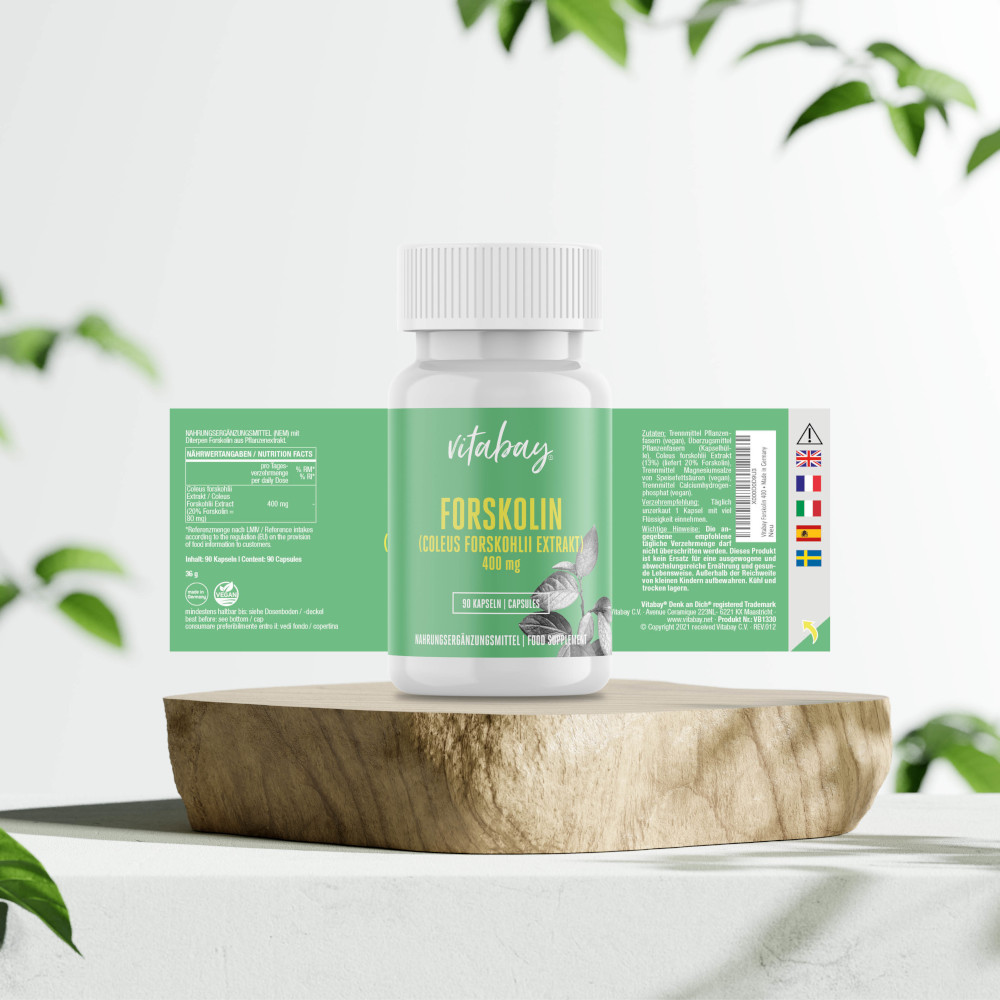 vitabay FORSKOLIN 400mg 90 St Kapseln