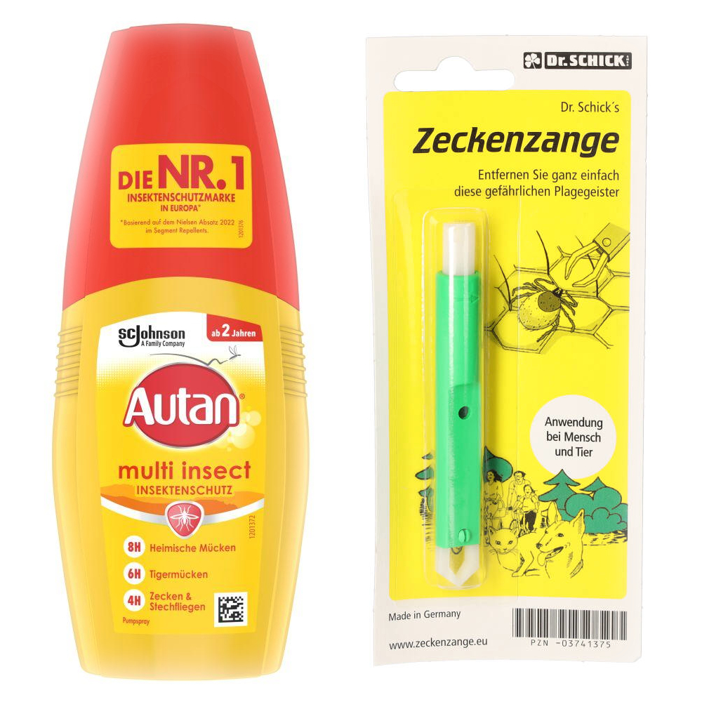 Autan Multi Insect + Zeckenzange Set 1 St Sparset