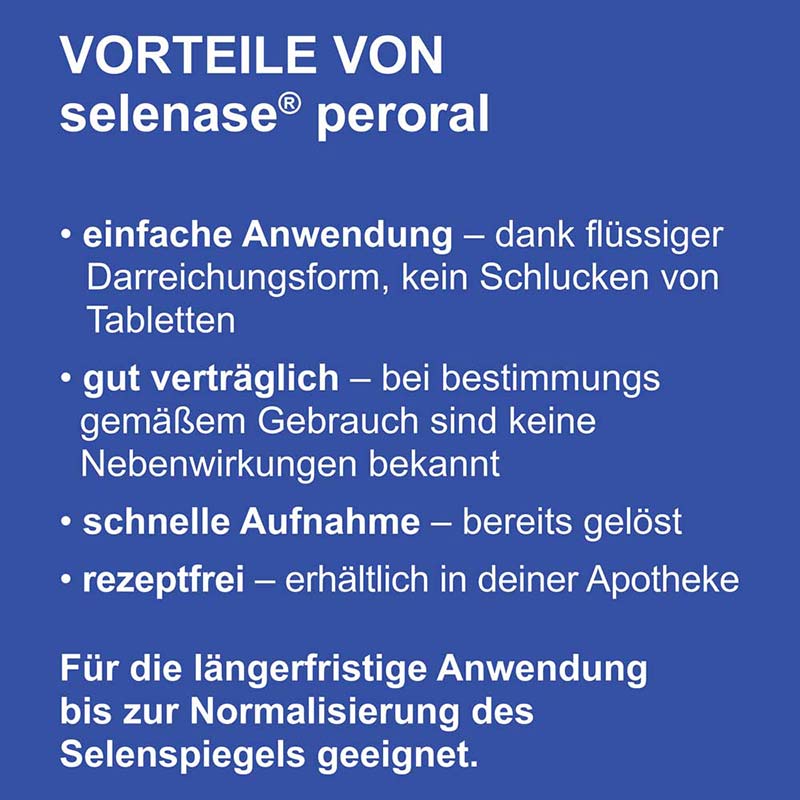 selenase 50 peroral biosyn 50X1 ml Lösung zum Einnehmen
