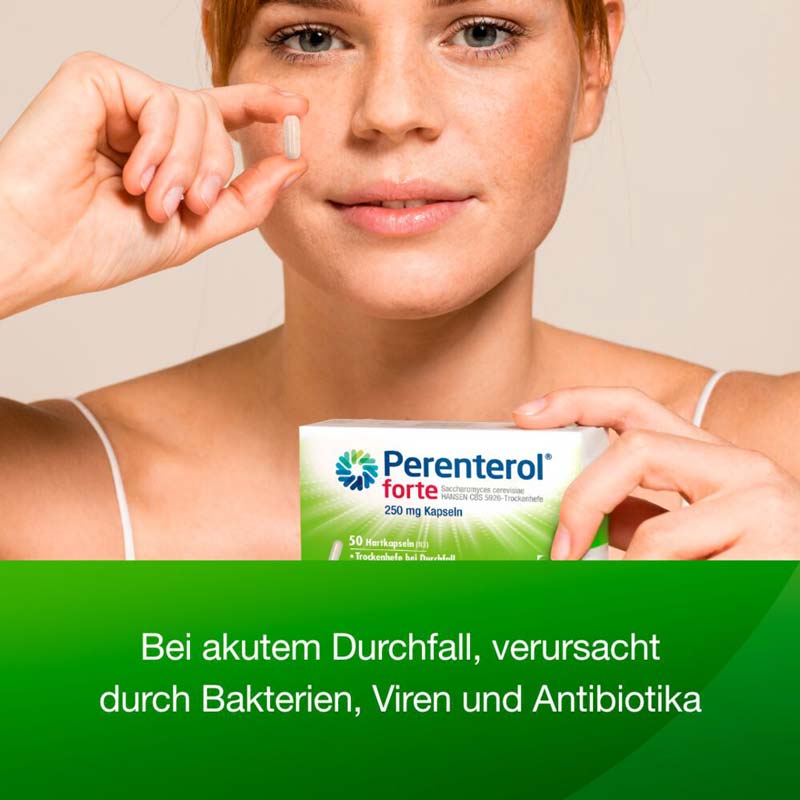 Perenterol forte bei akutem Durchfall  50 St Hartkapseln