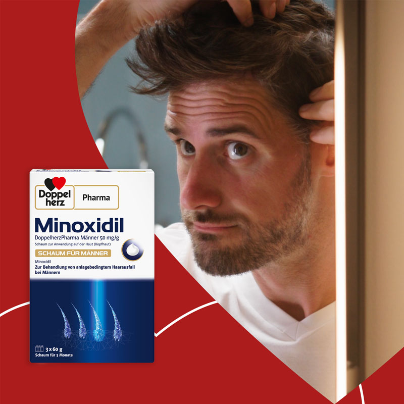 Doppelherz Pharma Minoxidil SCHAUM FÜR MÄNNER 3X60 g Schaum