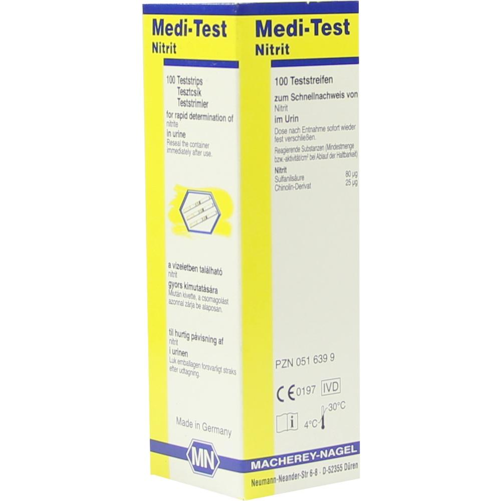 MEDI-TEST Nitrit Teststreifen 100 St Teststreifen