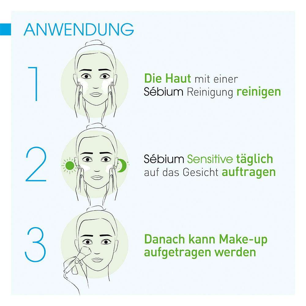 BIODERMA Sébium Sensitive beruhigende Creme 30 ml Creme