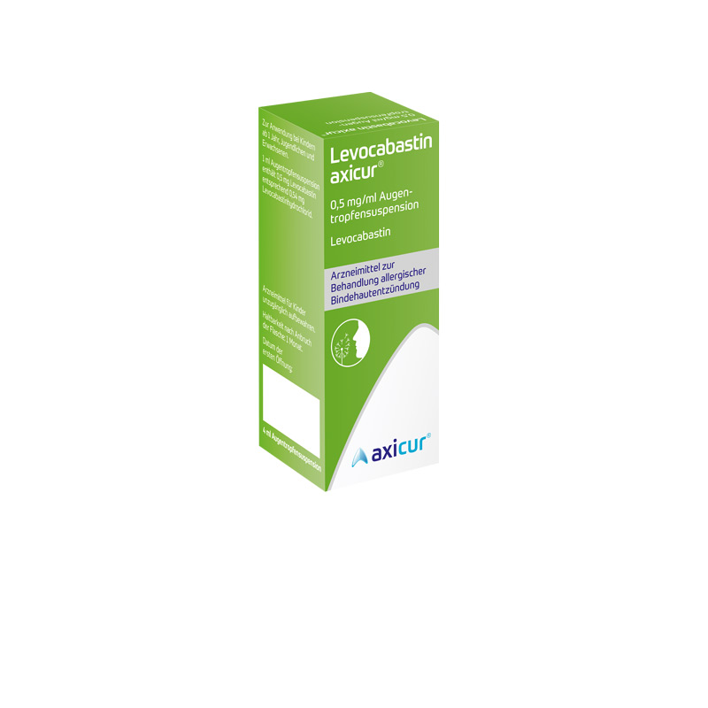 Levocabastin axicur 0,5 mg/ml 4 ml Augentropfen