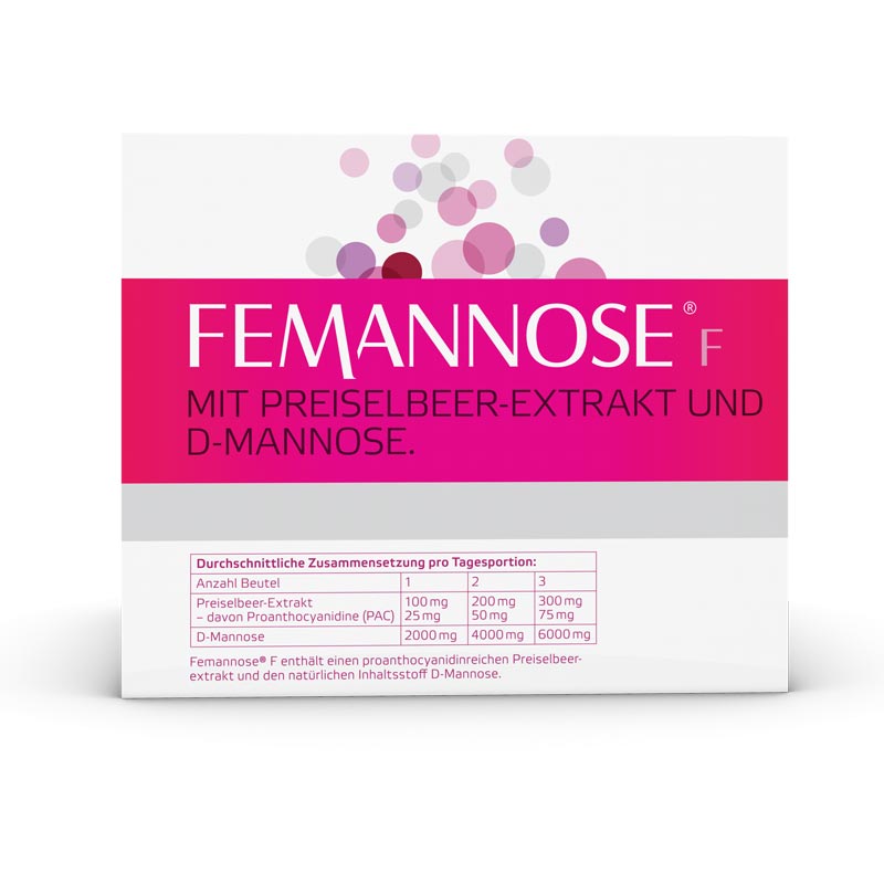 FEMANNOSE F MIT PREISELBEER-EXTRAKT UND D-MANNOSE 60 St Granulat