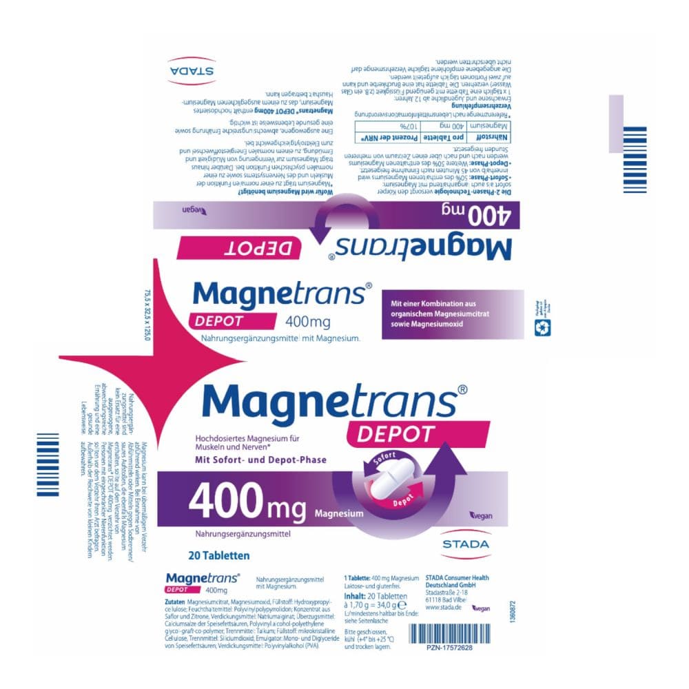 Magnetrans DEPOT 400 mg 20 St Tabletten
