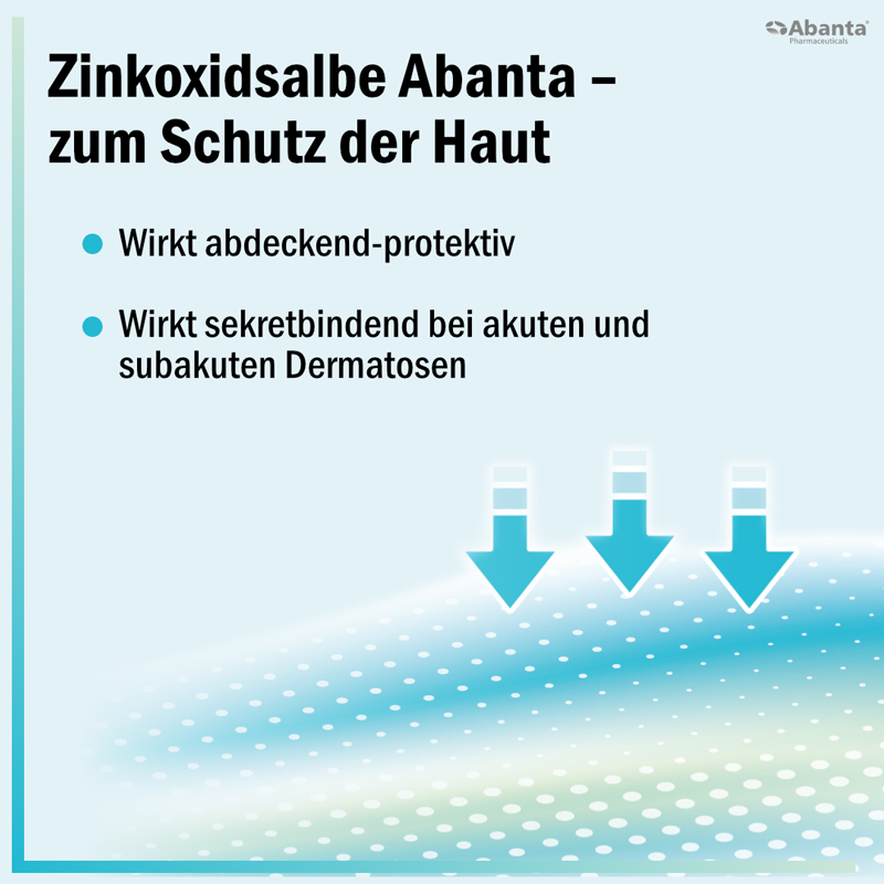 Zinkoxidsalbe Abanta 100 mg/g 100 g Salbe