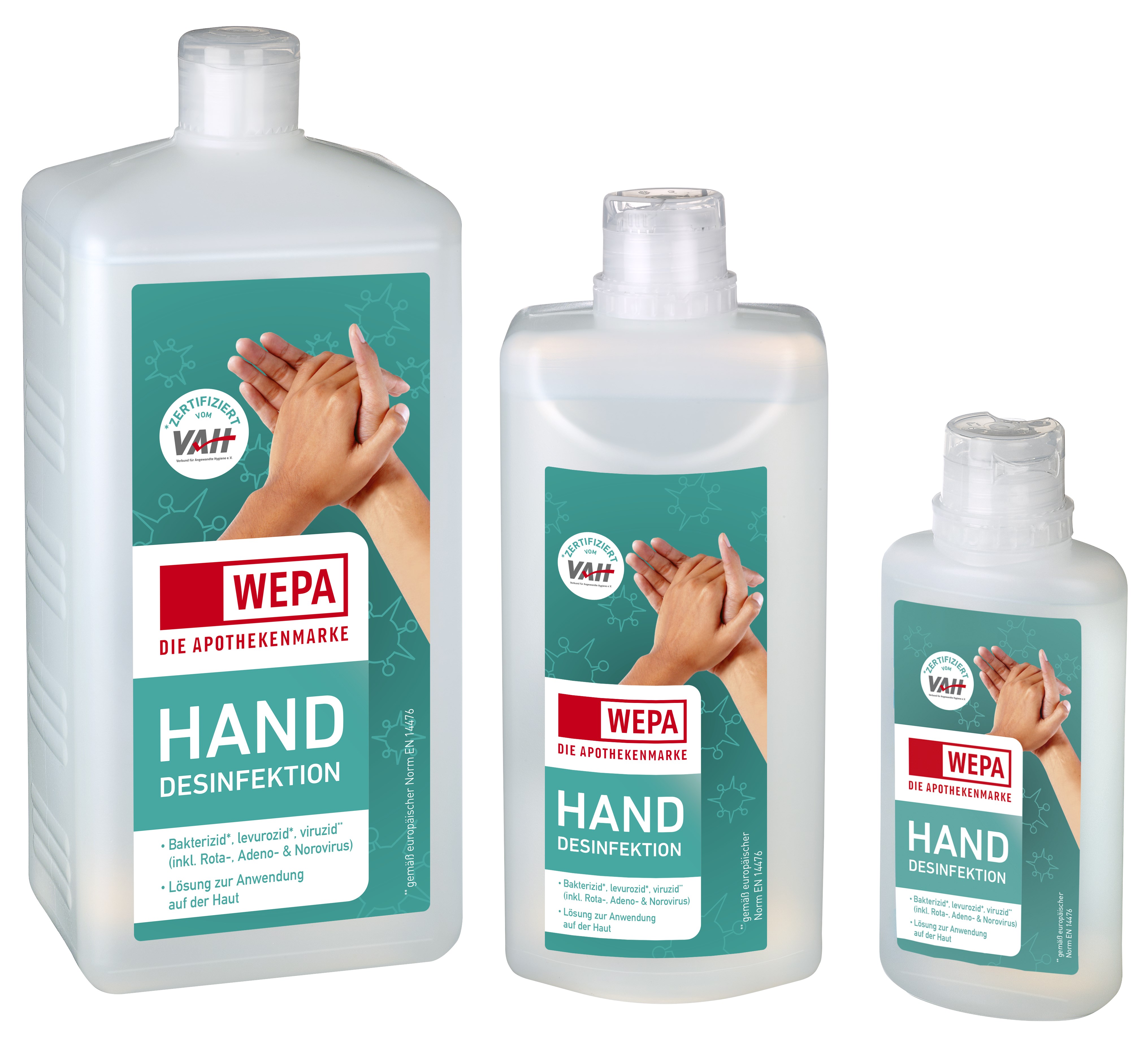 WEPA HANDDESINFEKTION 125 ml Lösung