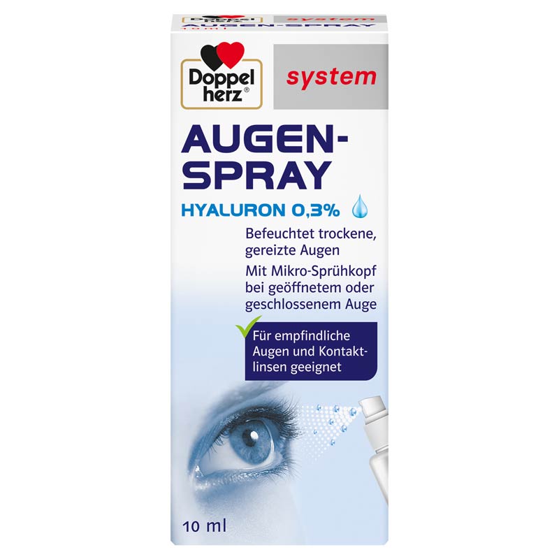 Doppelherz system AUGEN-SPRAY HYALURON 0,3%  10 ml Flüssigkeit