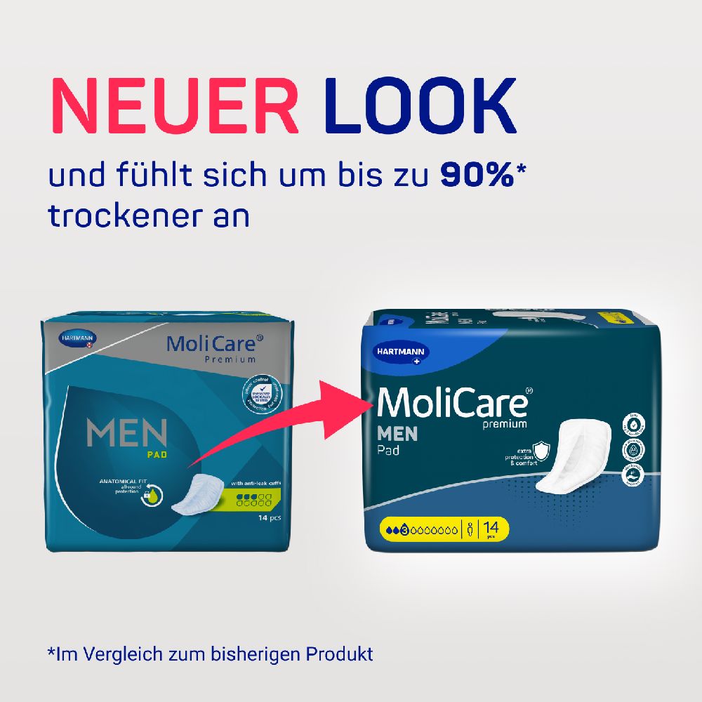 MoliCare premium MEN Pad 4 Tropfen 14 St