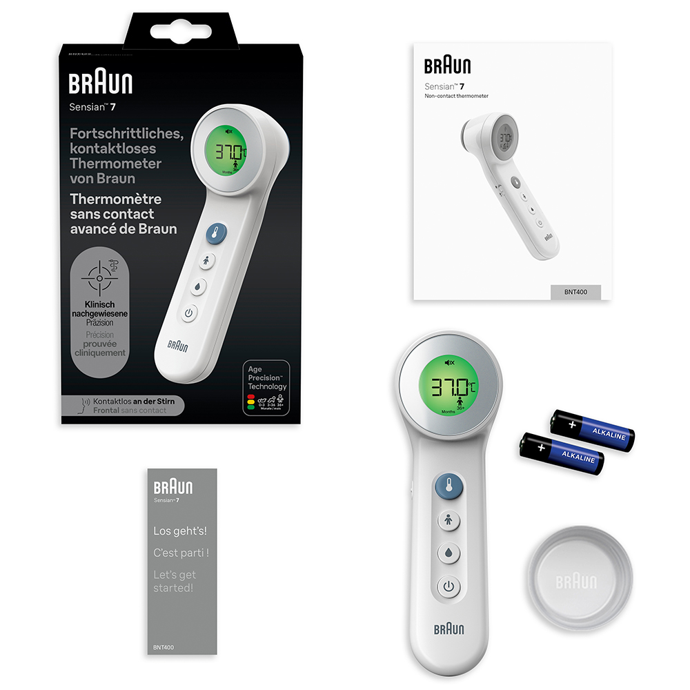 Braun BERÜHRUNGSFREI+ Berührungsmodus Stirn-Thermometer 1 St