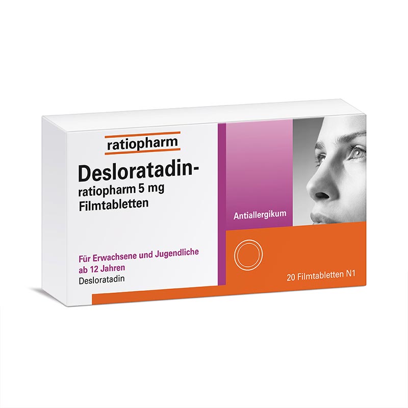 Desloratadin ratiopharm - bei Allergien 20 St Filmtabletten