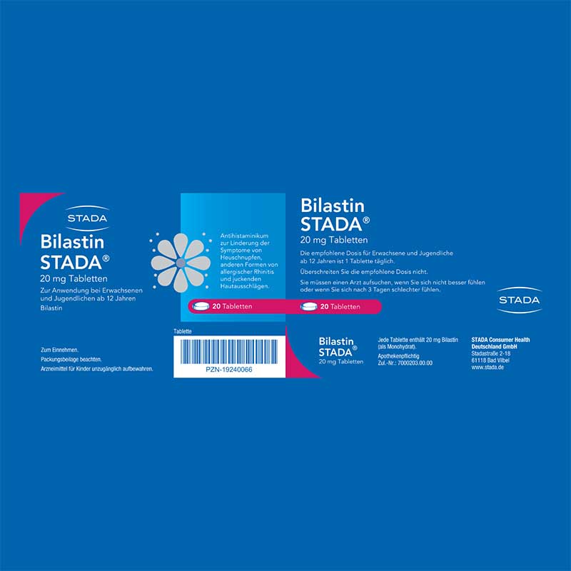 Bilastin STADA 20 mg 20 St Tabletten