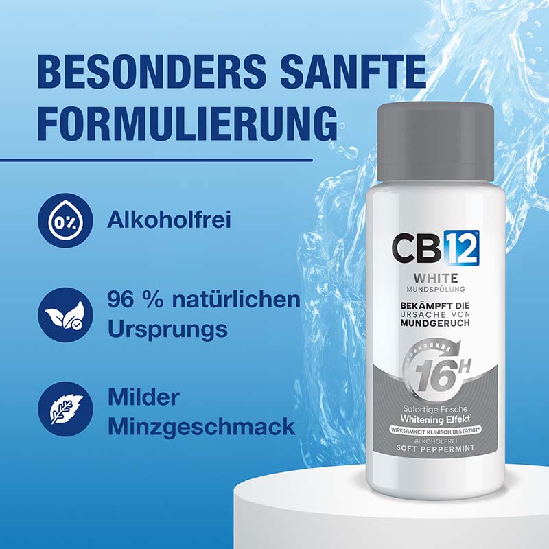 CB12 WHITE MUNDSPÜLUNG 500 ml Spüllösung