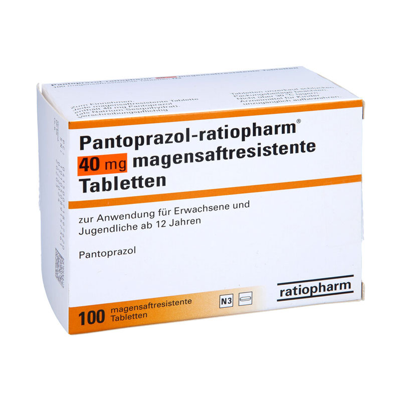 Pantoprazol-ratiopharm 40mg 100 St Tabletten magensaftresistent
