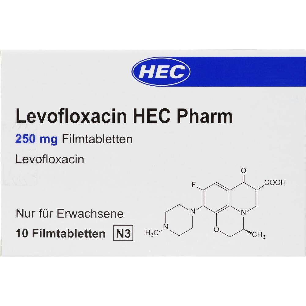 Levloxacin HEC Pharm 250 mg 10 St Filmtabletten
