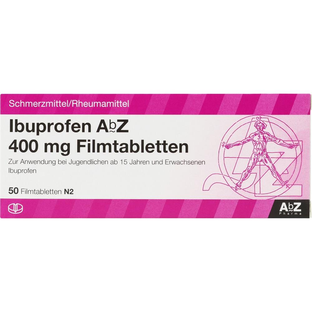 Ibuprofen AbZ 400mg 50 St Filmtabletten