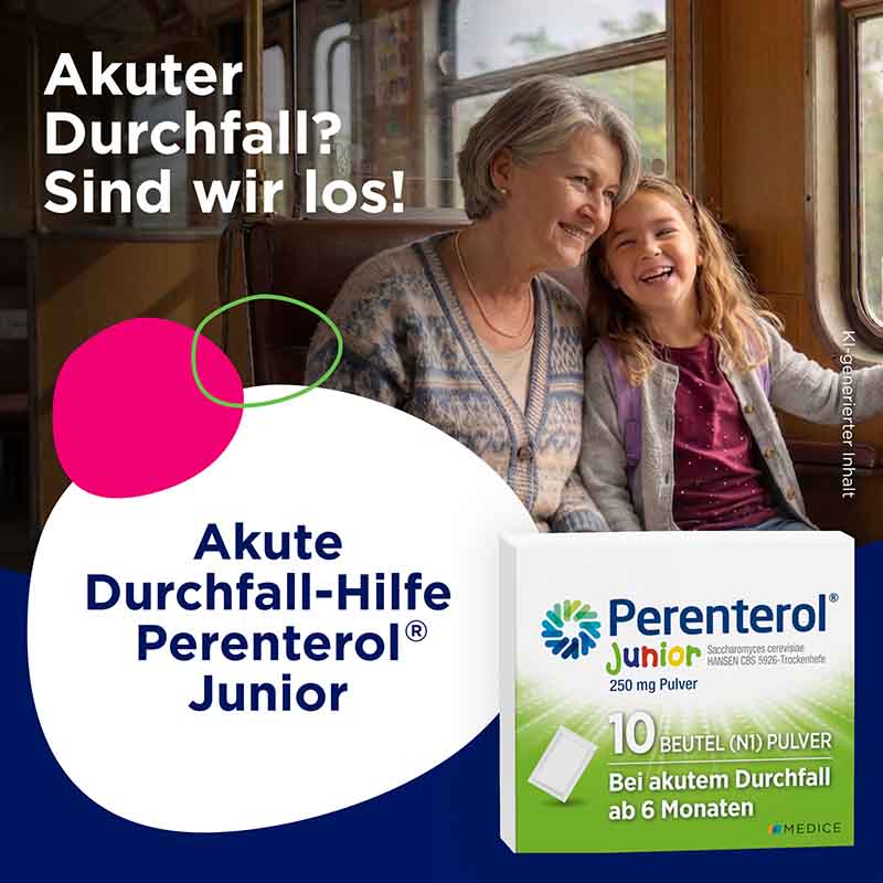 Perenterol junior bei akutem Durchfall 10 St Pulver