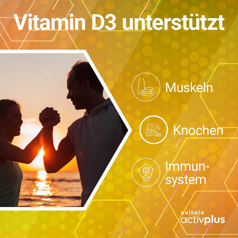 avitale activplus VITAMIN D3 20.000 I.E. DEPOT 180 St Tabletten