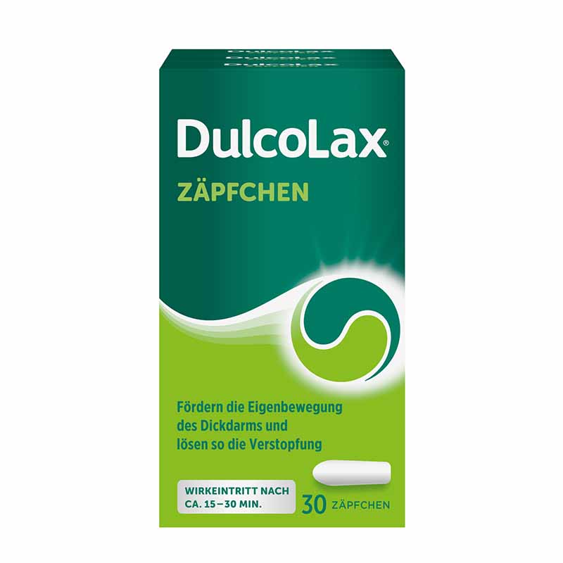 DulcoLax ZÄPFCHEN - Abführmittel bei Verstopfung 30 St Suppositorien 30 St Suppositorien