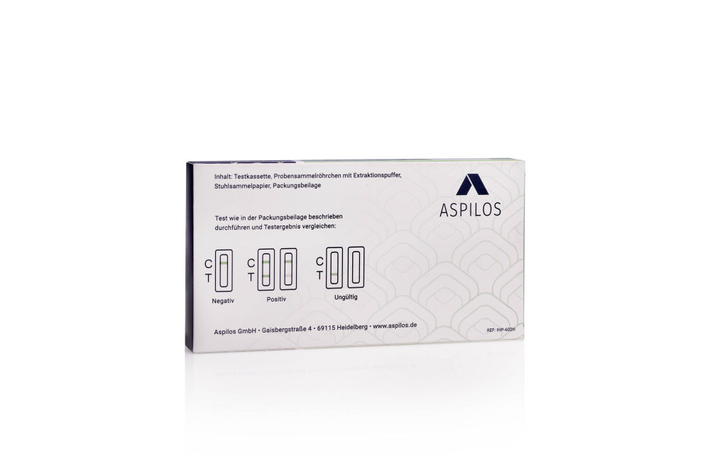 ASPILOS Helicobacter pylori Magengesundheit Selbsttest 1 St Test