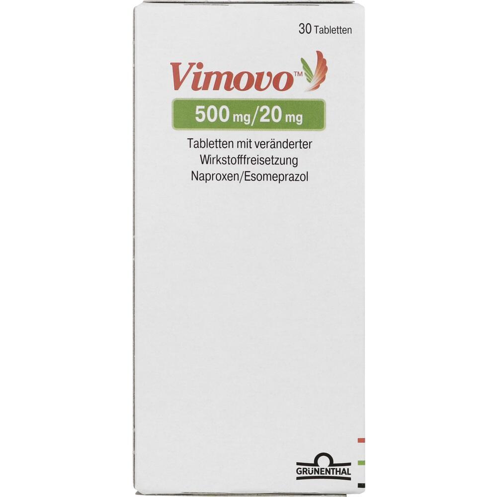 Vimovo 500 mg/20 mg  30 St Tablette mit veränderter Wirkstofffreisetzung