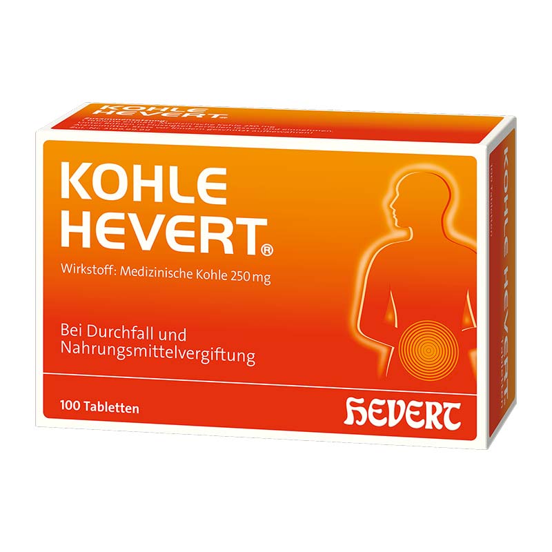 KOHLE HEVERT 100 St Tabletten